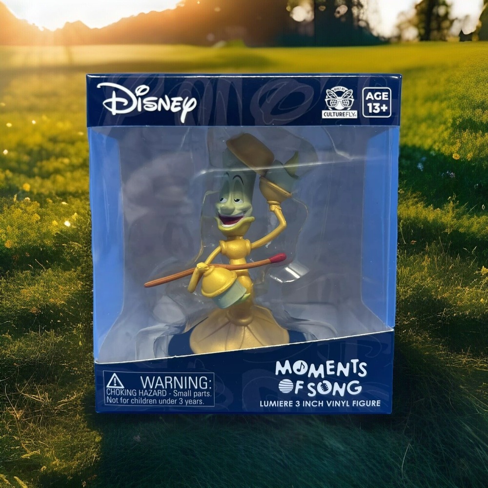 Disney Moments of Song Beauty and the Beast Lumiere 3" Vinyl Figure‎ NIB NEW